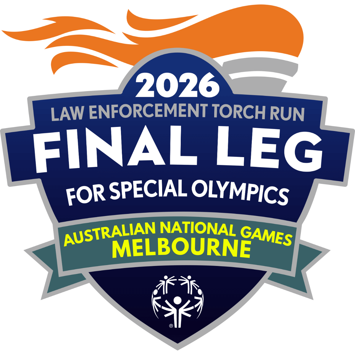 2026 Law Enforcement Torch Run Final Leg LOGO